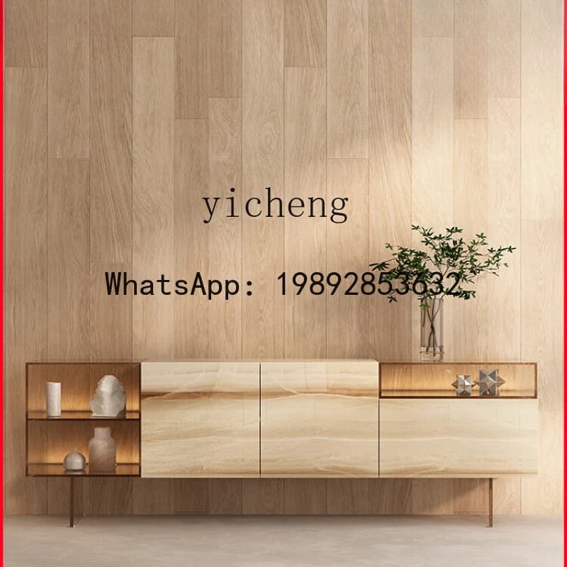 Suspension TV Cabinet and Tea Table Combination Modern Minimalist Living Room Acrylic TV Stand Bedroom Floor Cabinet
