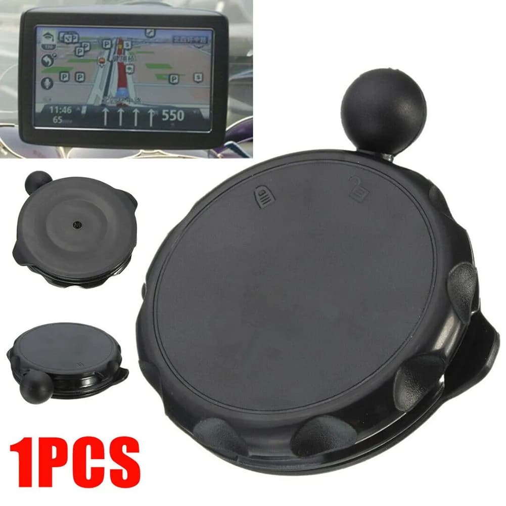 Brand New Car Mount GPS Holder Holder Cup Mount GPS Go Live 800 Start 20 25 Cup PC+TPU 1pc Black Suction Windshield