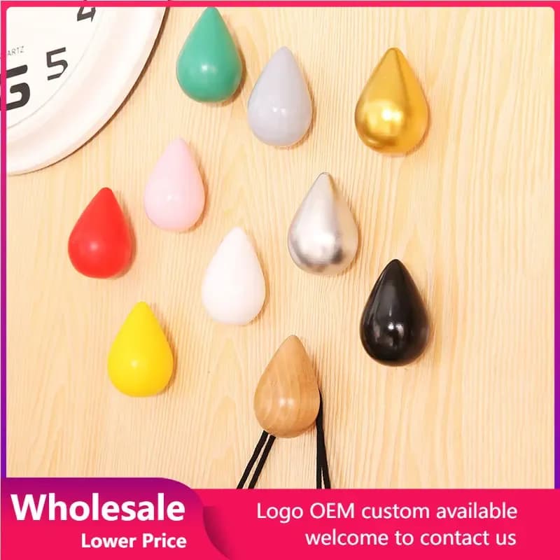 Resin Wall Sticker Decoration Home 3D Water Droplets Crafts Wall Hooks For Clothes Hanger Bathroom