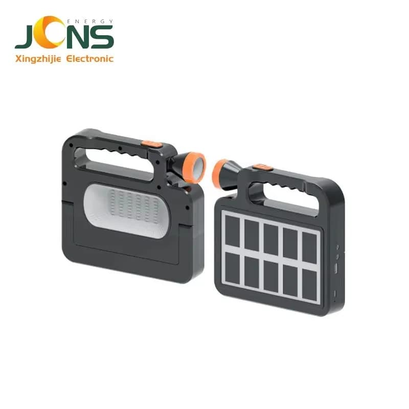 JCNS Shenzhen OEM ODM Portable Solar Power Supply for Emergency Disaster Relief 3W Small Solar Generator Solar Lighting Lamp