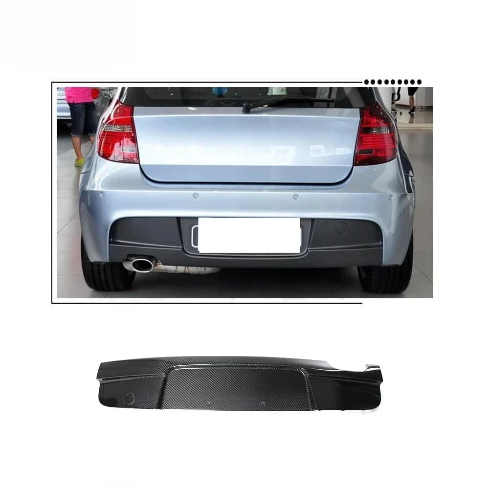 Car Carbon Rear Bumper Lip Diffuser for B-MW E87 M TECH