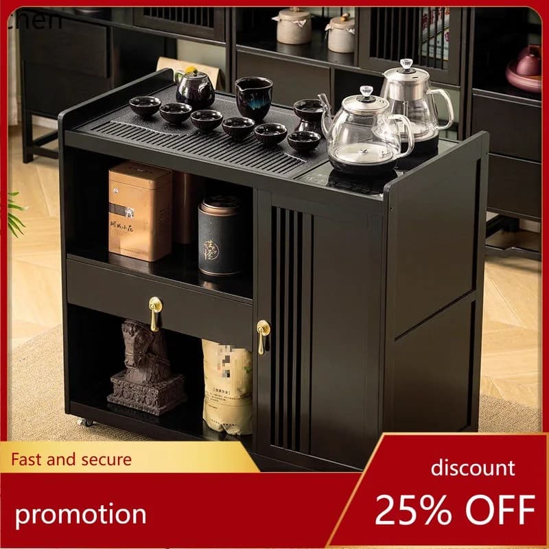 HXL Tea Table Cart Tea Set with Automatic Kettle Integrated