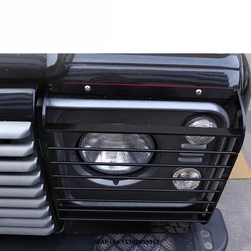2004-2018 Year Defender Front Headlight Cover Stainless 90/110 Steel Material Lamp Guard Car Headlamps Protection Car Auto Parts