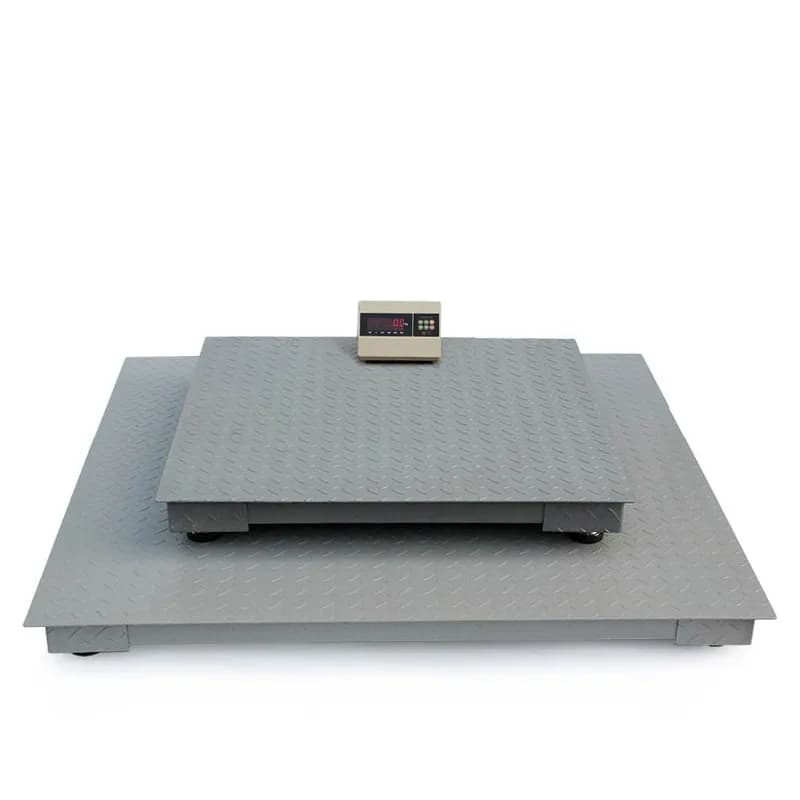 Custom-Built 2.0x2.0m 1000kg Low Profile Floor Scale Heavy Duty Digital LCD/LED Display OEM for Manufacturing