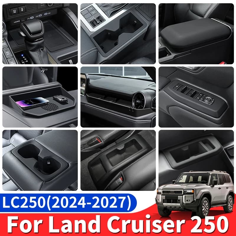 For 2024 2026 Toyota Land Cruiser Prado LC250 250 Silicone Interior Protection Cover Dustproof Waterproof Interior Accessories