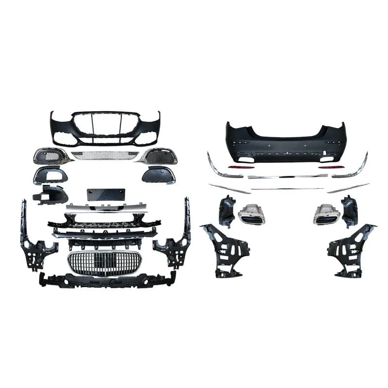 Front bar and rear bar middle net, suitable for W223 upgrade large bracketing kit
