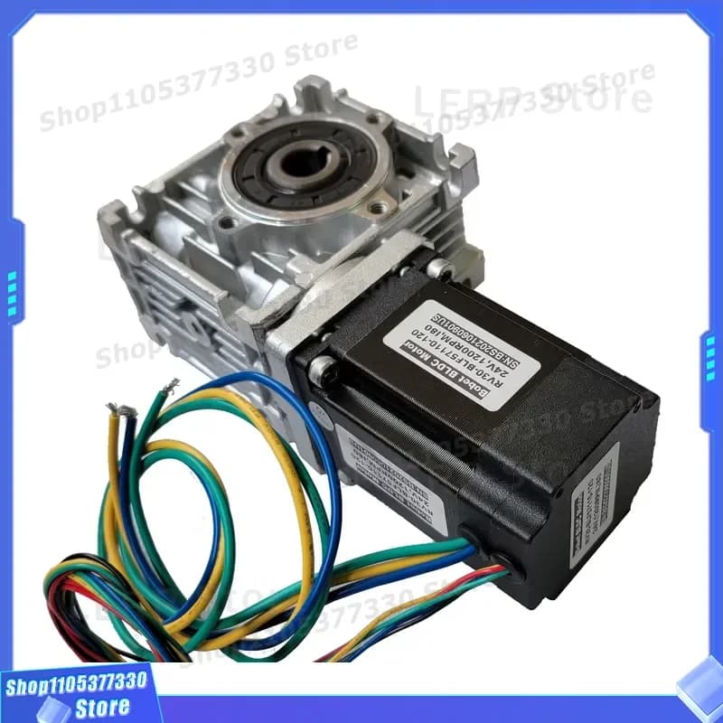 High Power 24v 36v 48v Brushless DC Motor 3000rpm With Durable Metal Worm Gear 250w New Technology Gear Motor For Industrial