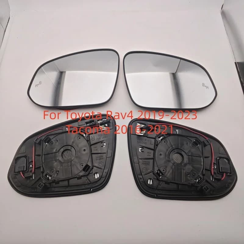 For Toyota Rav4 2019-2023 Tacoma 2016-2021 Heated Wing Convex Car Mirror Glass With Blind Spot and Heating8790704020 8790704021