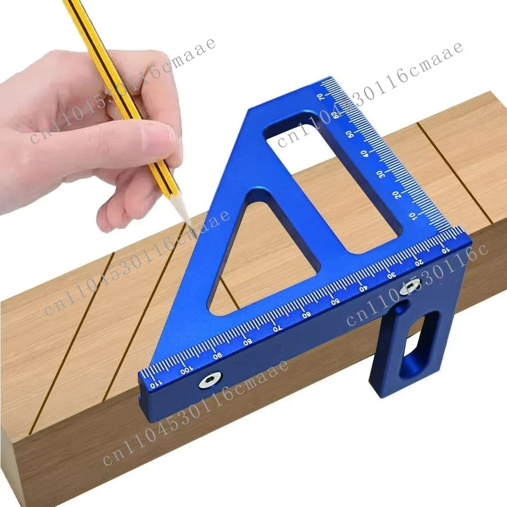 For Engineers and Carpenters Woodworking Square Ruler Steel Bevel Ruler