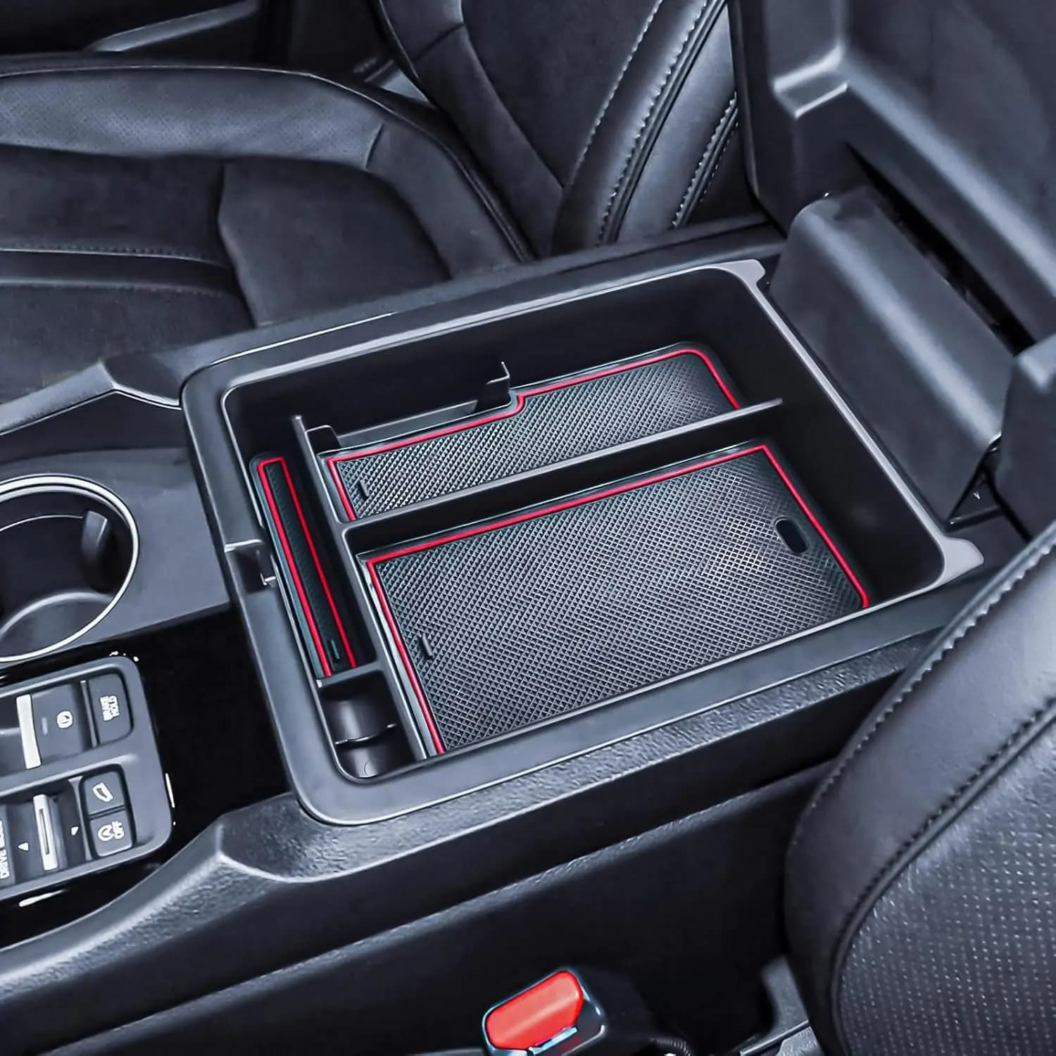 Center Console Organizer for Honda Pilot 2023-2024 2025 / Ridgeline 2024 2025/ Passport 2024 2025 2026 Accessories, Armrest Box、