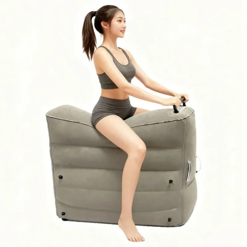 Inflatable Mattress Horse Riding Pad Armrest Pillow Travel Seat Cushion 3D Air Bags Lightweight Breathable Anti Pressure