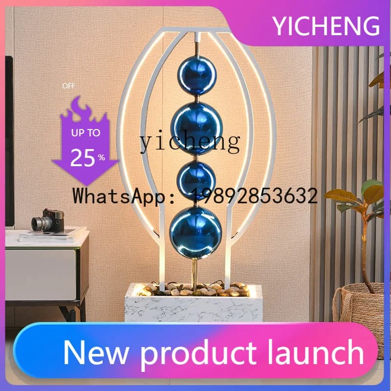 X2 Circulating Water Landscape Ornament Floor-standing Light Luxury Living Room TV Cabinet Side Gift