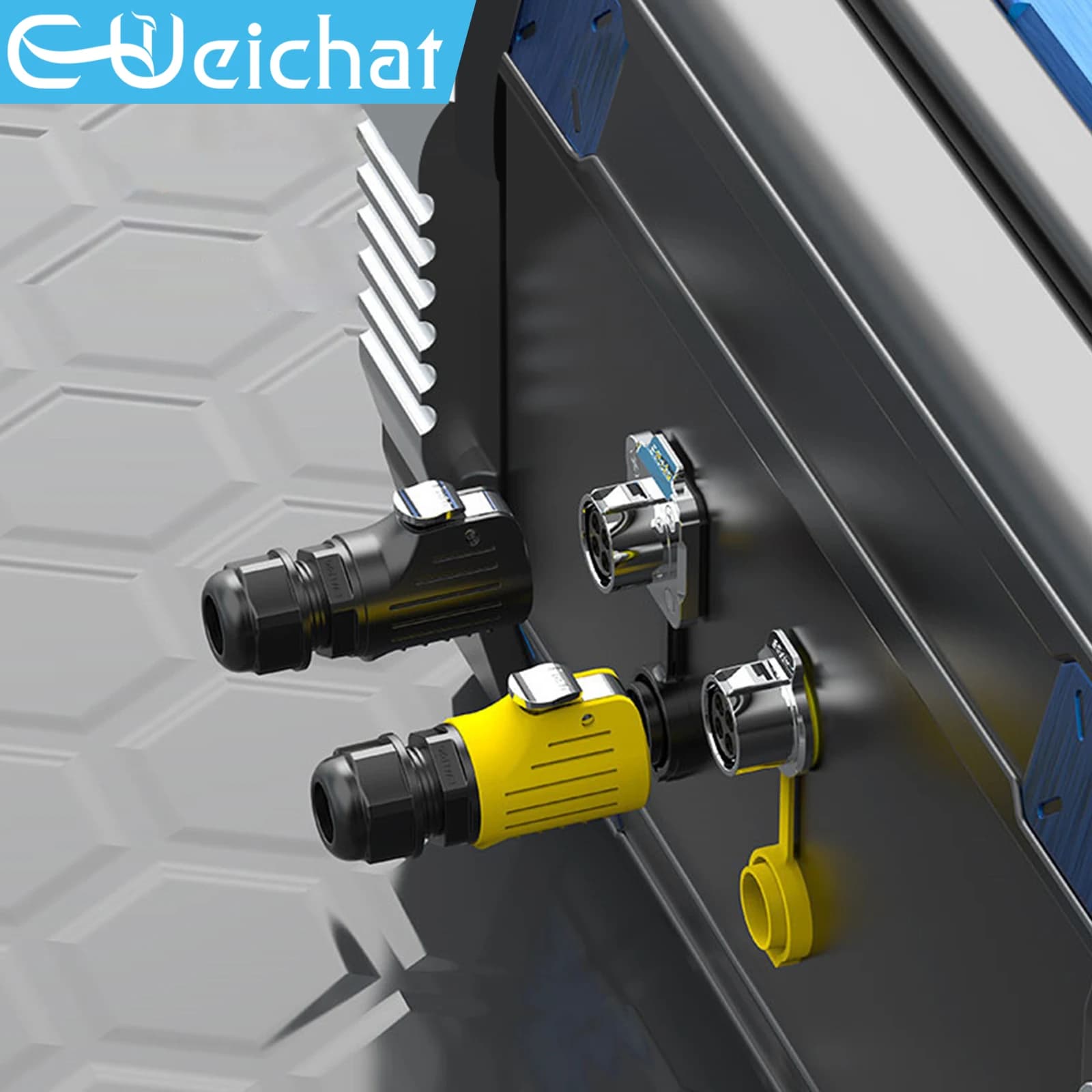 LP20 Flange Socket IP68 Waterproof Connector Industrial Circular Connector Aviation Electrical PBT Connector M20 2-14 Pin