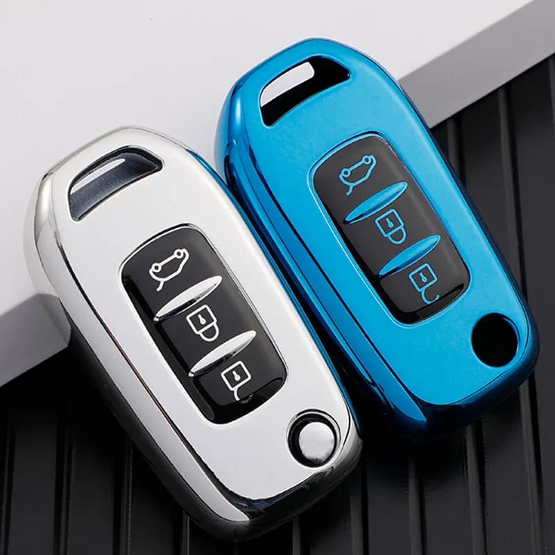 TPU Car Key Case Cover For Renault TWingo 3 Duster Captur Logan Laguna Scenic For Dacia Logan 2021 Key Cover Remote Shell