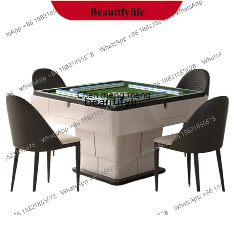 G153  Lifting mahjong table medieval simple automatic multi-functional coffee table mahjong machine dining table integrated hous