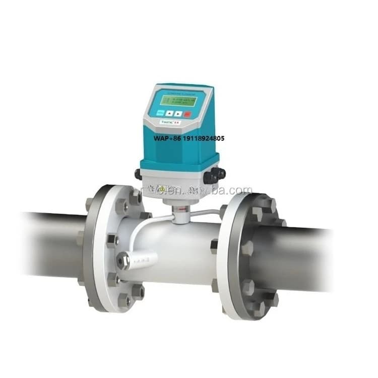 Low Cost 3 in 1 Ultrasonic Flow Meter 0-10m/s Velocity Flowmeter 1000ppm Turbidity -30~160 Temperature Function Sensor