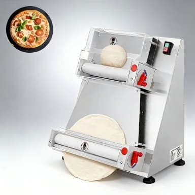 Commercial Semi Automatic Pizza Dough Press Machine for Making 10 40cm Pizza Base Stainless Steel Equipment Similar to Automatic