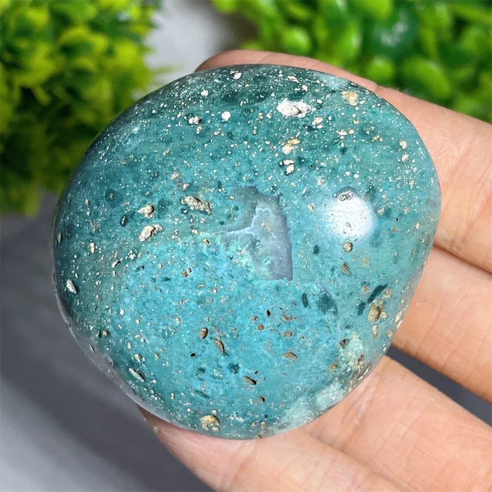 Ocean Jasper Stone Palm Quartz Natural Crystal Minerals Specimen Geode Energy Home Decoration Reiki Healing Gemstone