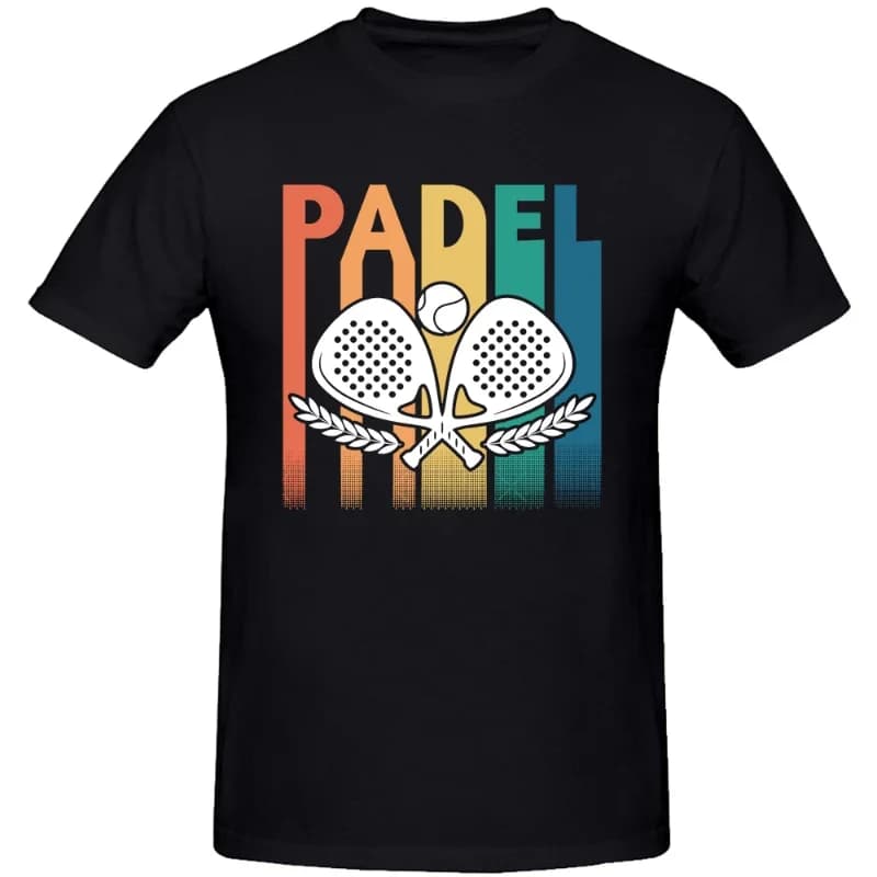 Vintage Padel Tennis Player Men Women T-shirt Balls Lovers Gift Print Short-sleev Summer Loose Funny Harajuku Casual T Shirt Top