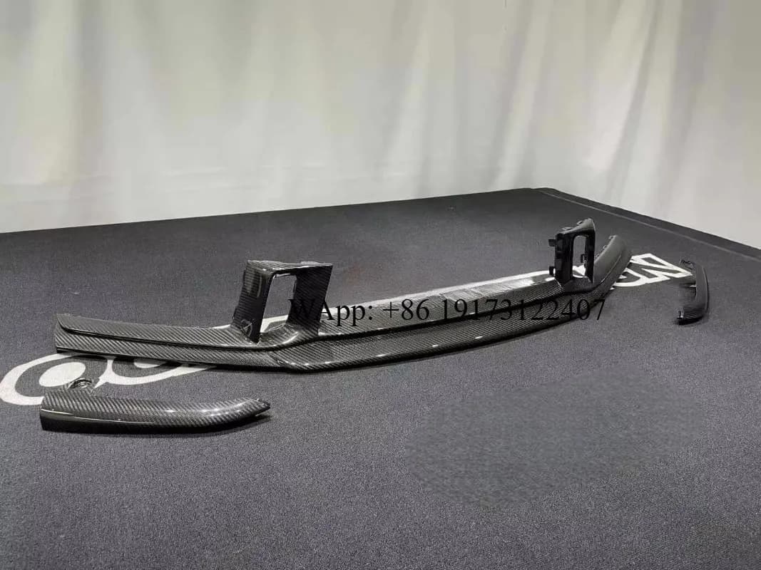 Bodykit OEM Style Dry Carbon Fiber Front Lip Front Bumper Lip Front Bumper Vent for  911 992.2 Carrera/S