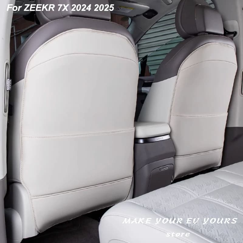 For Zeekr 7X 2024 2025 Seat Back Protective Cover Interior Styling Modified Accessories