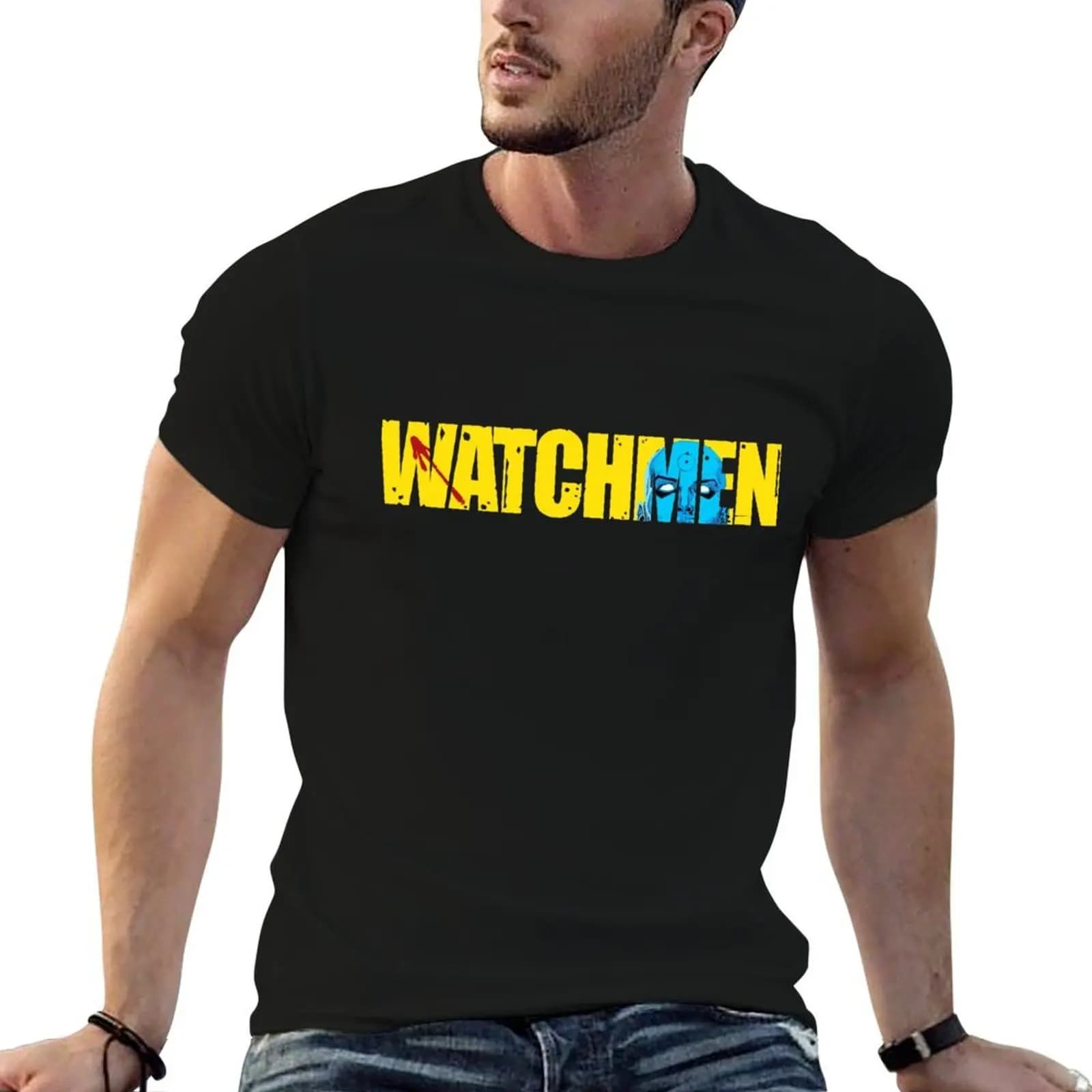 watchmen T-Shirt anime t shirts oversize graphic t shirts for man T-Shirt