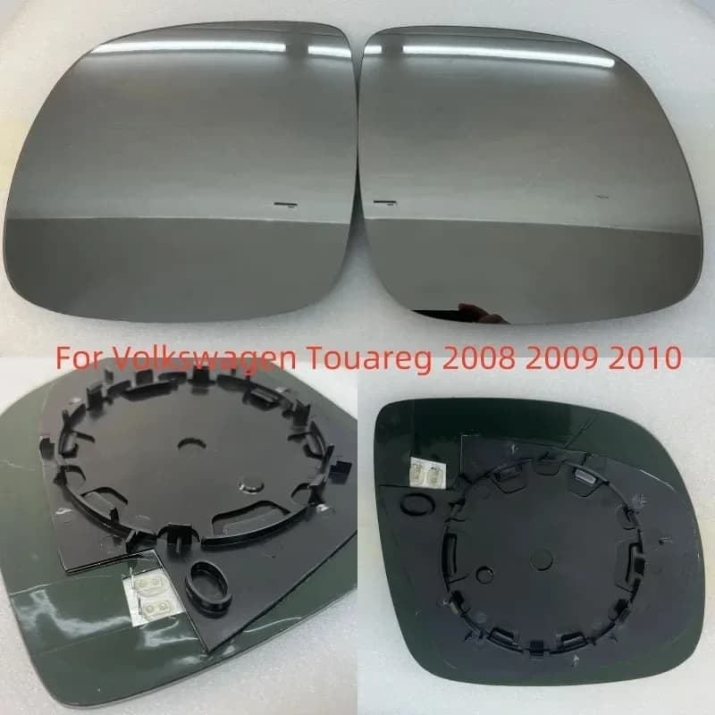 Heated Side Rearview Mirror Reflective Glass Exterior Accessories for Volkswagen Touareg (2008-2010) OEM:7L6857521N, 7L6857522N
