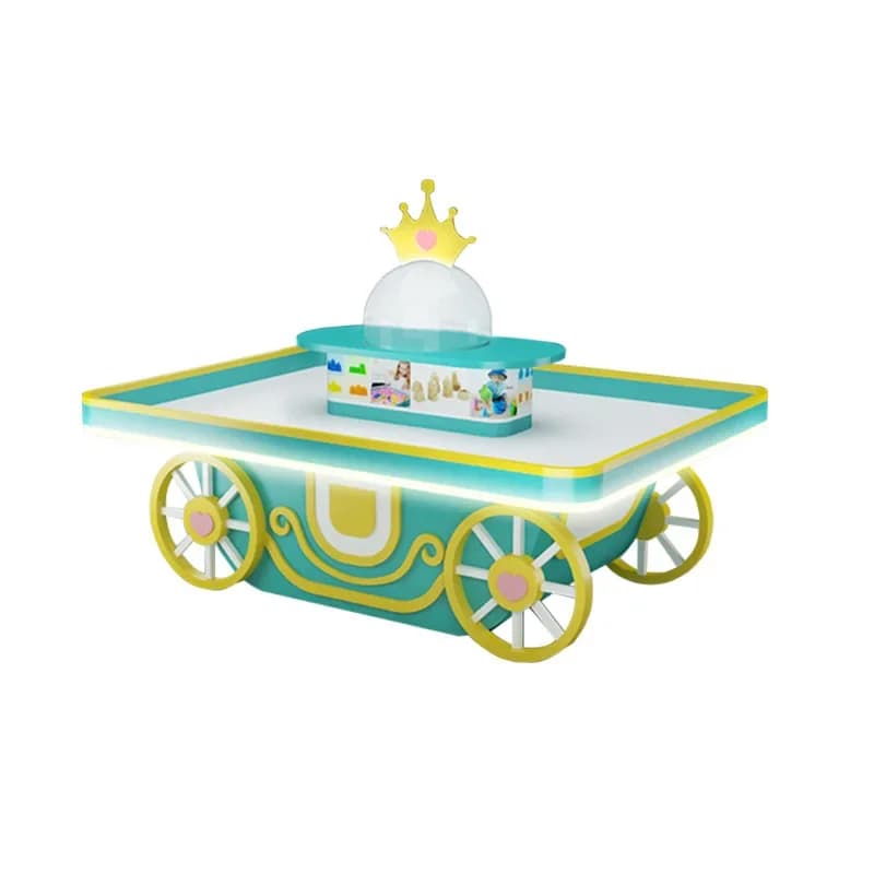 Commercial children's play space sand table wooden baking paint DIY handmade princess car toy table