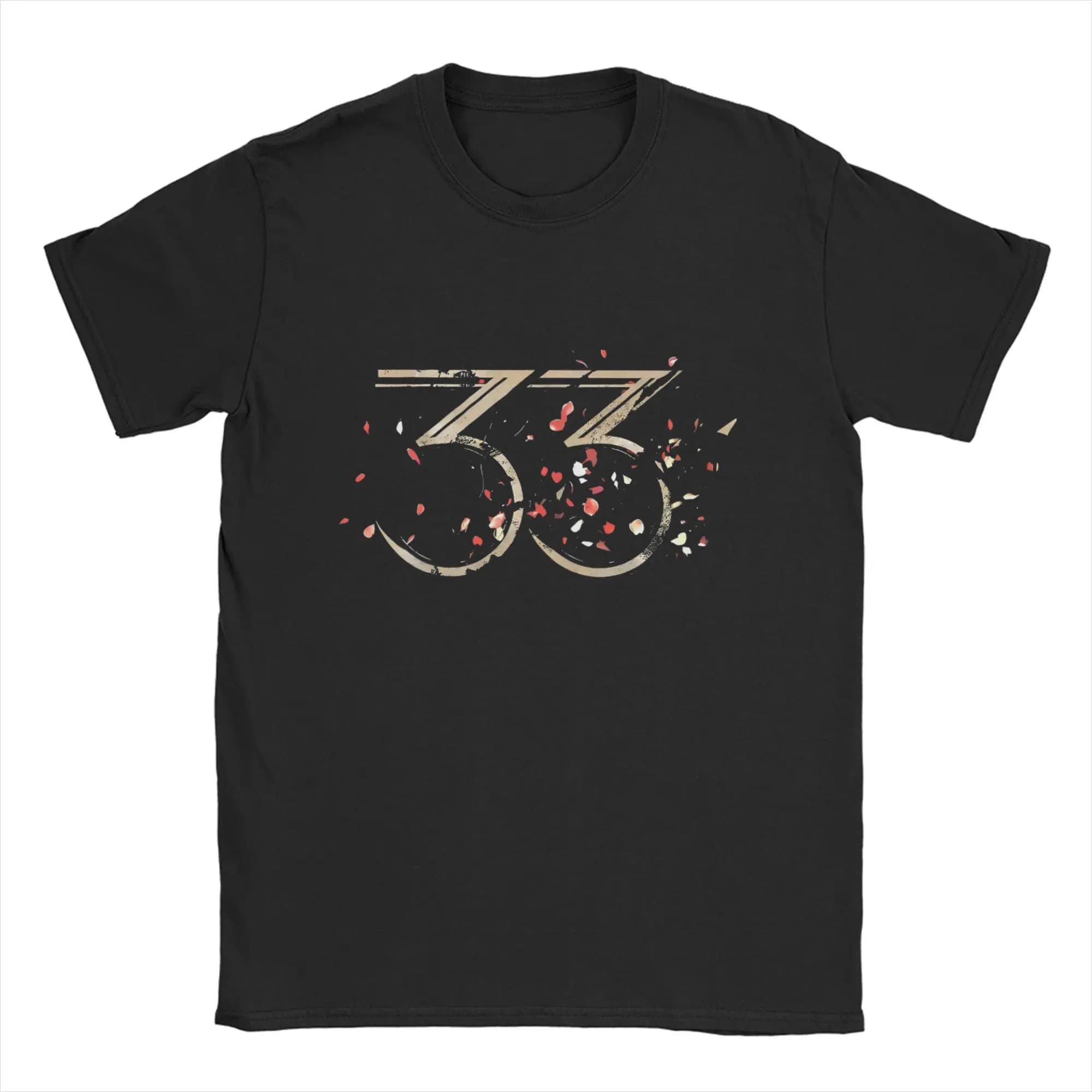 Men's T-Shirt Clair Obscur Expedition 33      Funny Cotton Tee Shirt Short Sleeve Gamer T Shirt Round Neck Clothing Unique