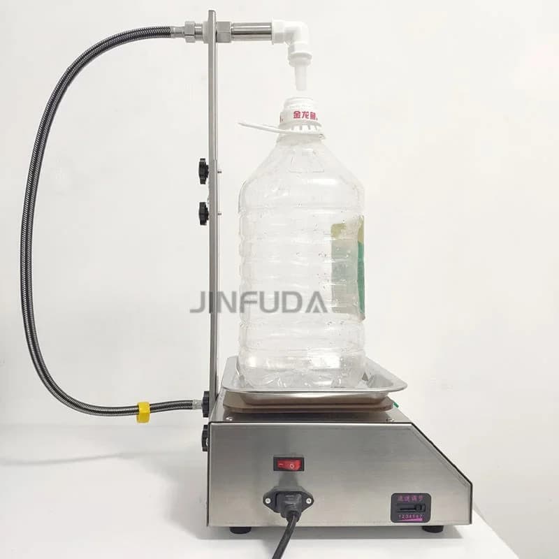 CSY-L17 Large Flow Automatic Quantitative Liquid Edible Oil Dispensing Equipment Weighing Filling Machine in Stock
