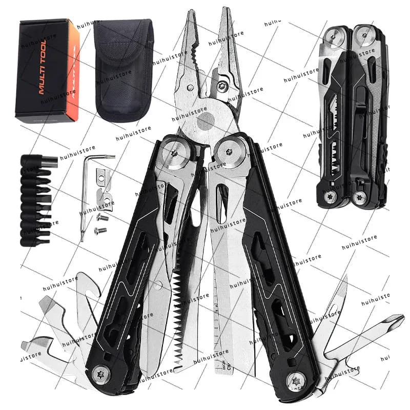 Multifunctional Pliers Outdoor Knife Folding Pliers Emergency Scissors Portable Equipment Multipurpose Combination Wrench Tool