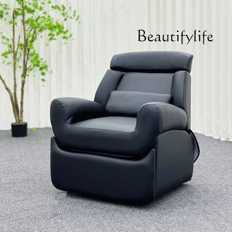 High-end electric reclining hair chair, special chair for nail salon, health center, scalp care, face wash chair