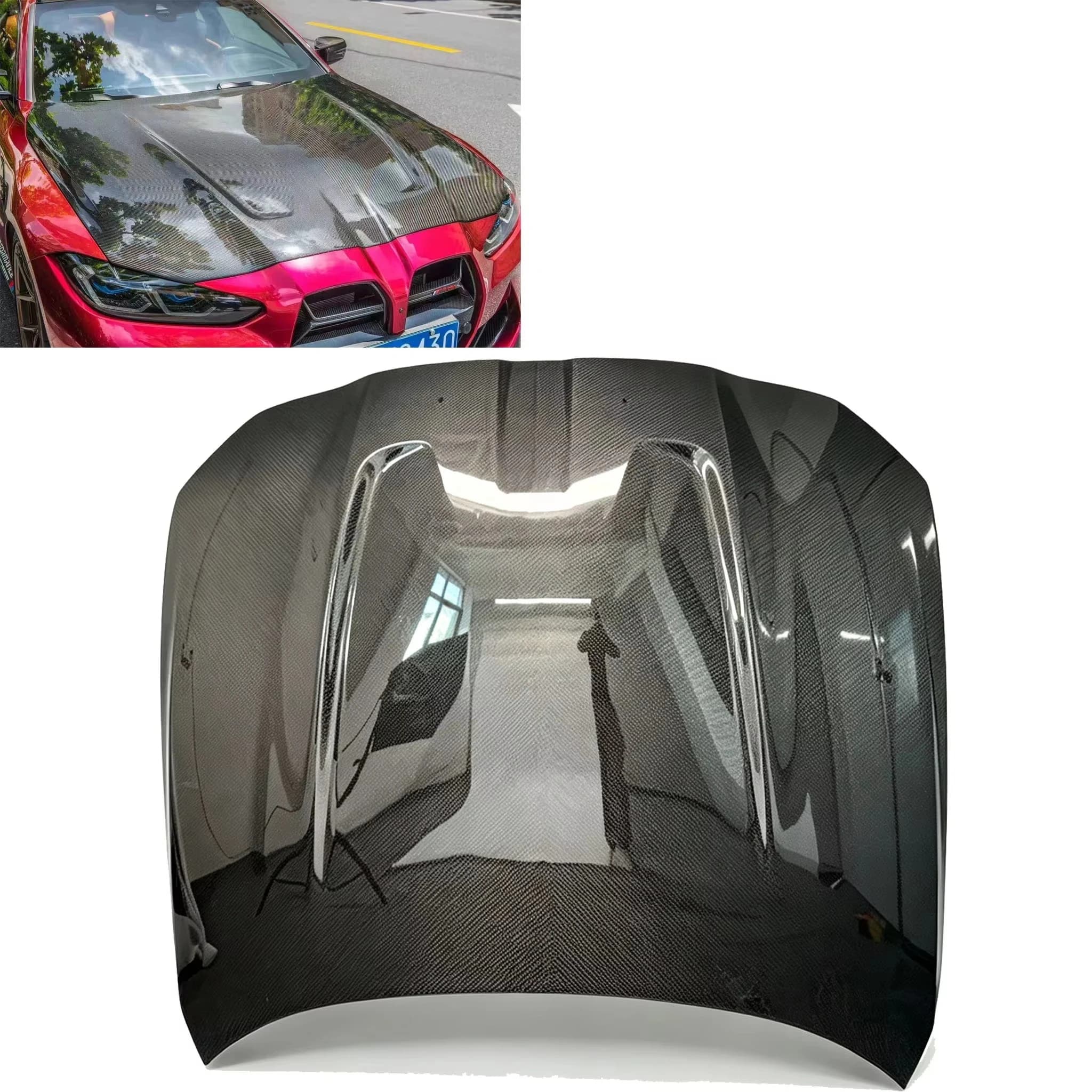 CSL Dry Carbon Fiber Front Hood for 2021+ for BMW M3 G80 M4 G82 New Condition Car Parts Engine Hood Bonnet Cover Bodykit