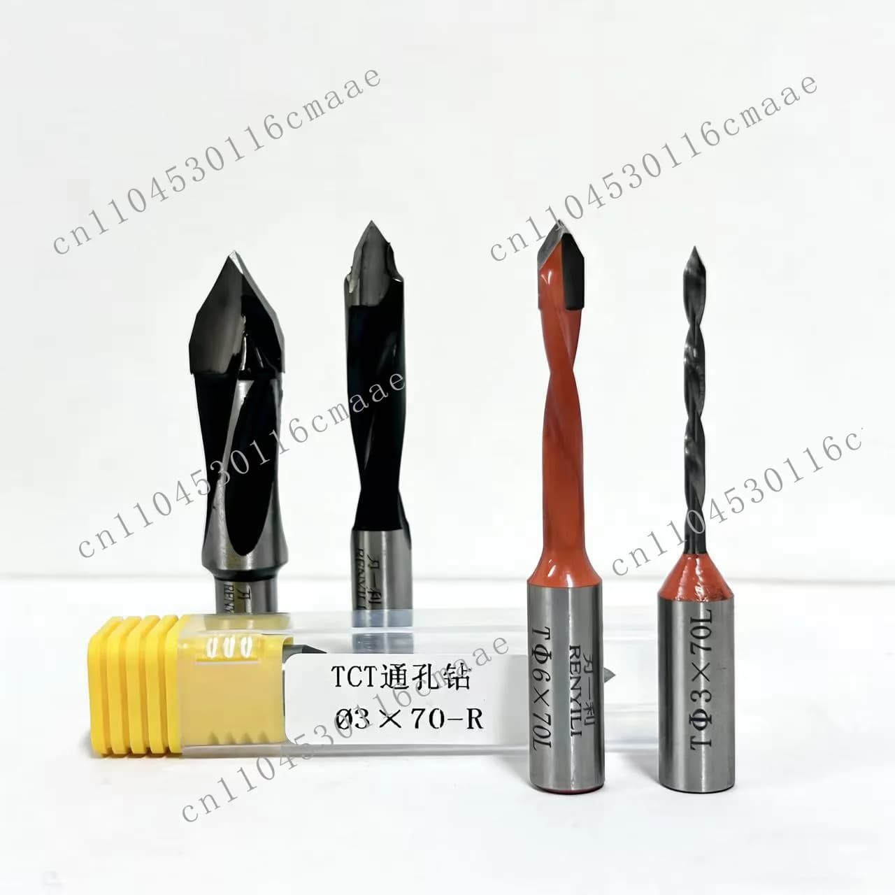 hole drilling row drilling forward and reverse drilling head single tip V-shaped wood opening woodworking side hole machine