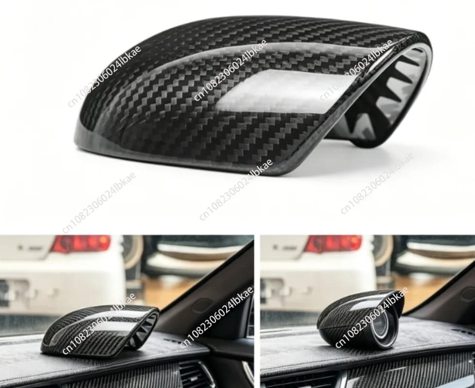 N62R Carbon Fiber Turbo Ring Cover, Turbo Ring Trim for Abarth 595 695