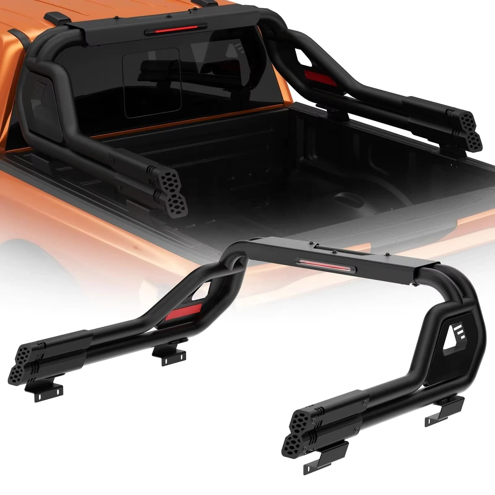 Heavy Duty Pickup Roll Bar with Brake Light Steel Truck Sports Bar for Hilux Ranger F150 RAM 1500 D-Max NP300 4x4 BYD Shark 6