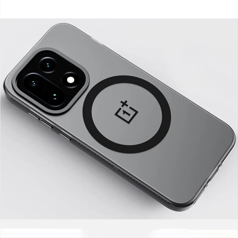 For Oneplus 15 Case Magsafe Anti-Fingerprint Slim Matte Black Translucent Frosted Baby Skin Touch Phone Cover