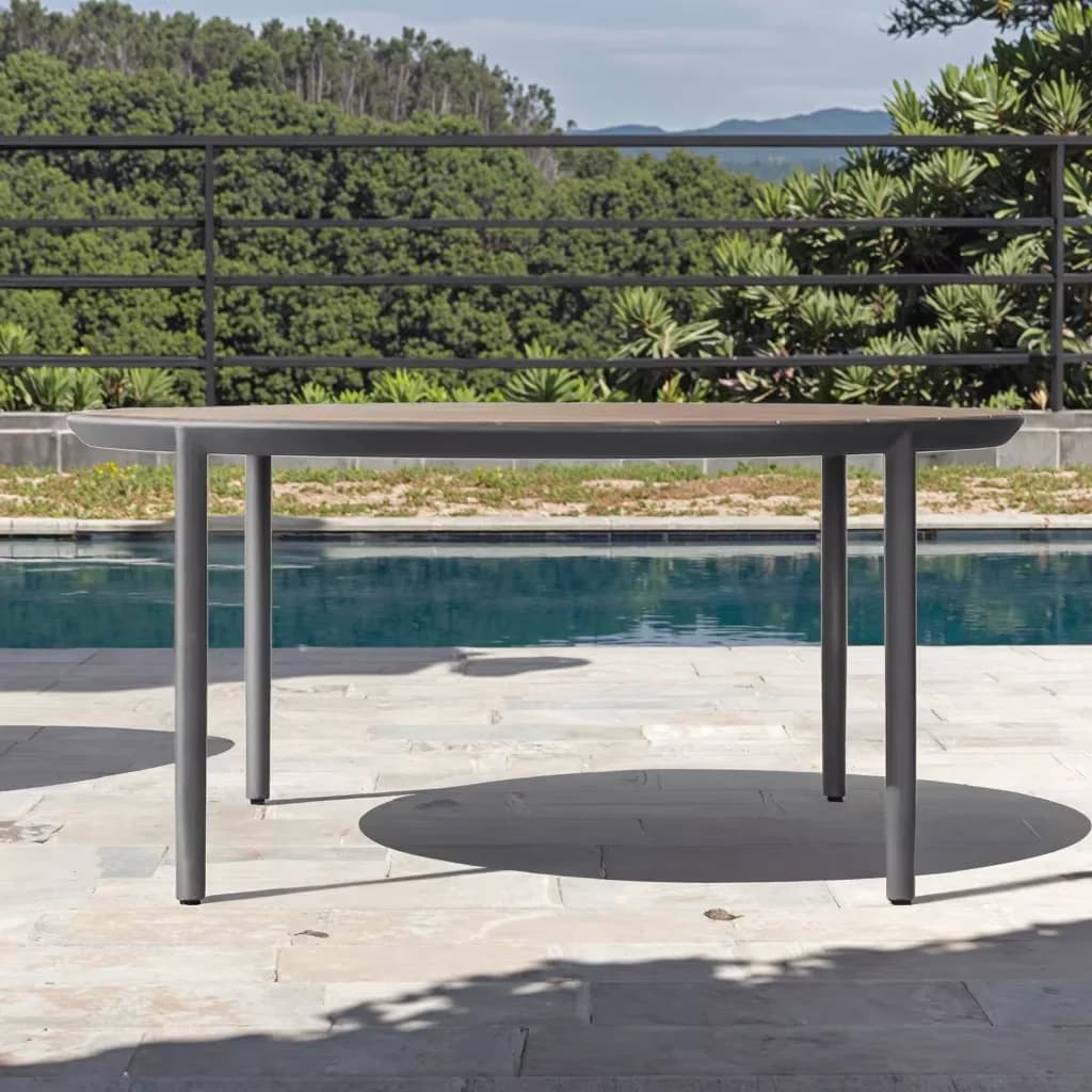 # Green Popular Garden Outdoor Metal Furniture Aluminum Round Dinning Table
