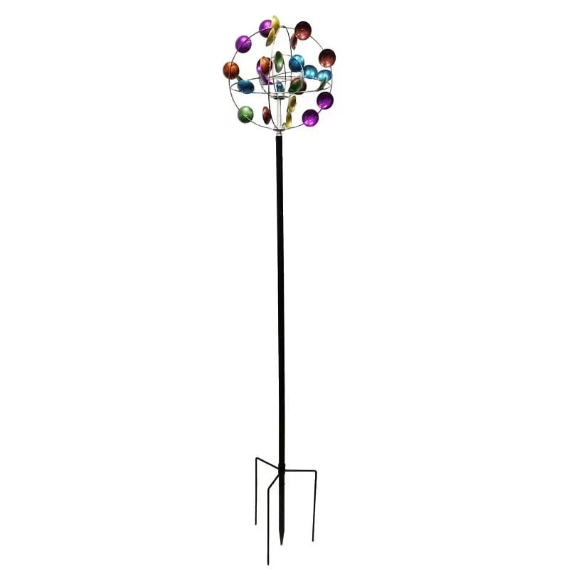 Summer, outdoor space decoration, colorful ball, windmill, silent bearing rotation, courtyard balcony seaside floor ornament