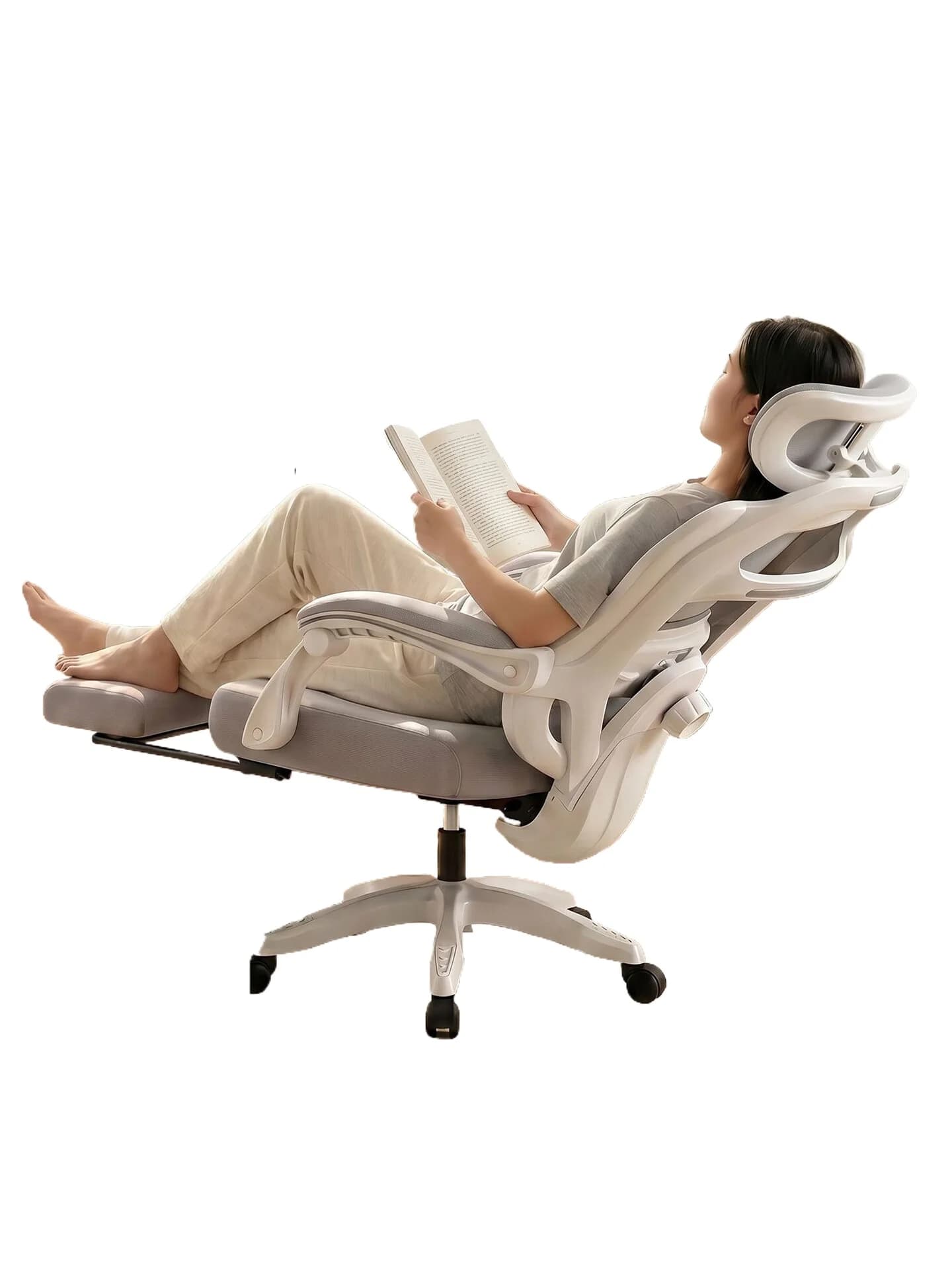 Ergonomic Office Chair High Back Mesh Computer Desk Chair with Lumbar Support Reclining