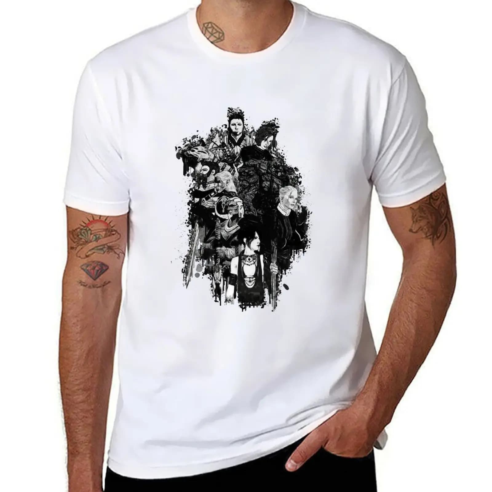 Dragon Age Origins T-Shirt t shirts with prints g man t shirts for men T-Shirt