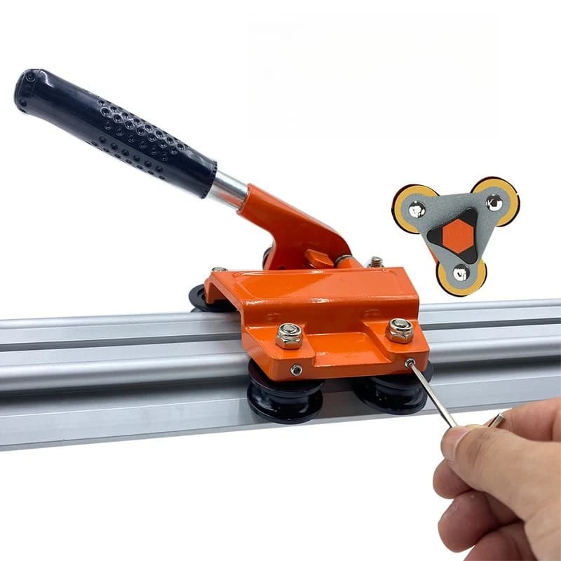 Cross-border dedicated ceramic tile slate large slab track push removable cutting machine manual