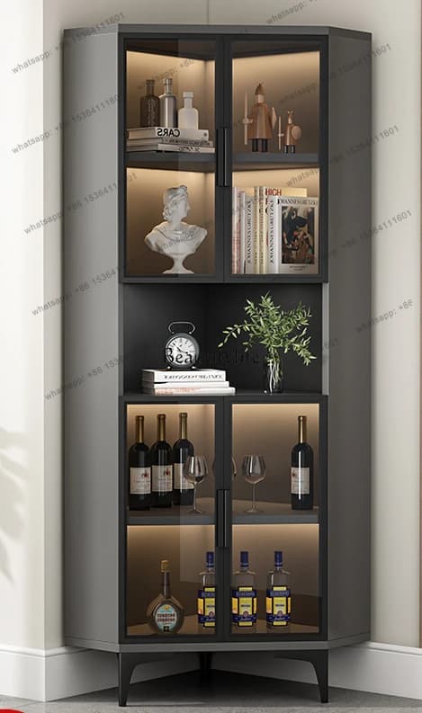 13Living Room Corner Wall Triangle Cabinet Storage Cabinet