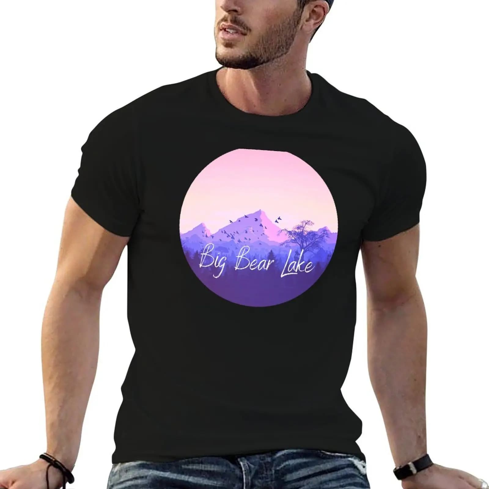 Big Bear Lake, California T-Shirt boys whites oversized t shirt mens vintage t shirts