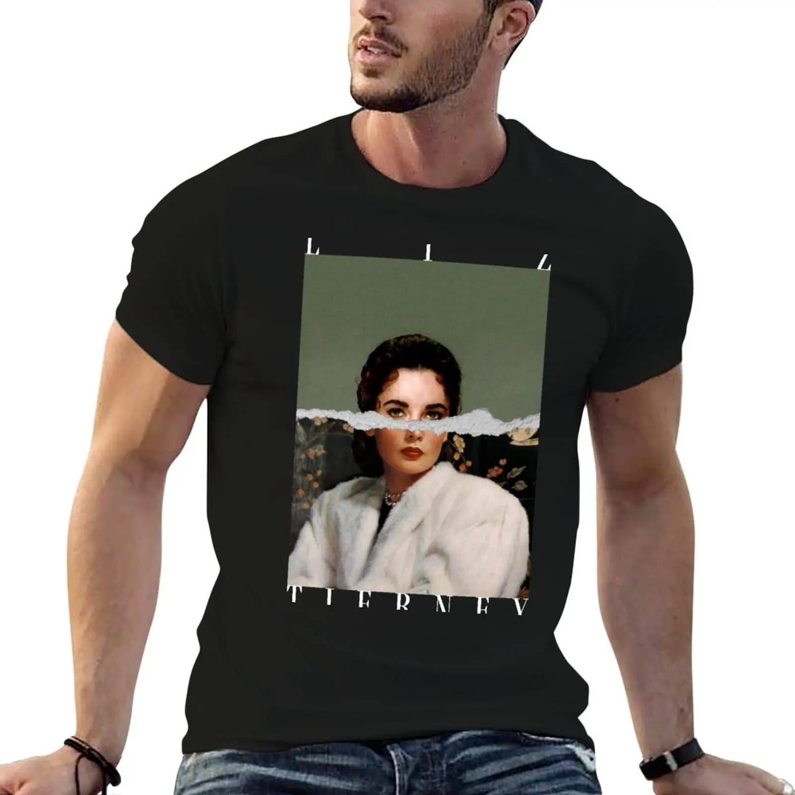 Liz Tierney (White Text) T-Shirt for a boy cute tops compression shirt men