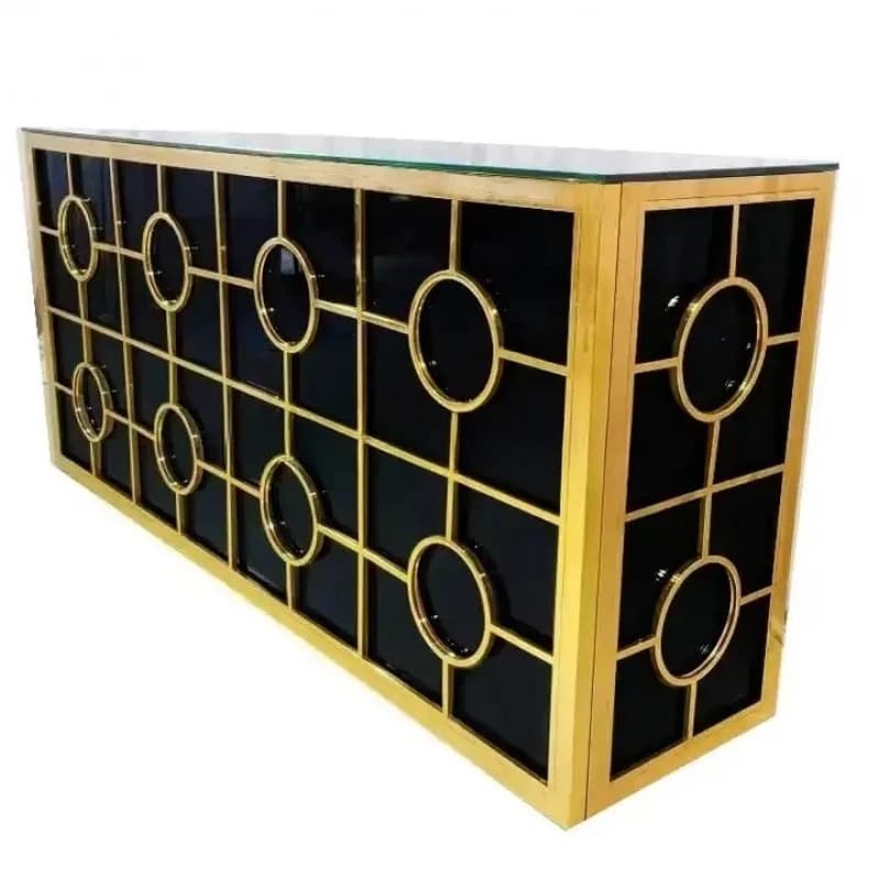 High Quality Gold Stainls Steel Bar Counter Commercial Event Furniture