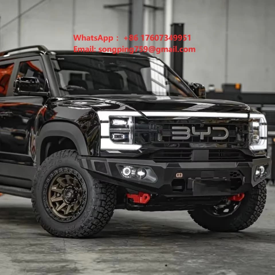 Foctry Sales Front  Bumper for BYD Shark 6 Accessories Manganese Steel Truck Bumper Full Width Front Combo Exterior Kit