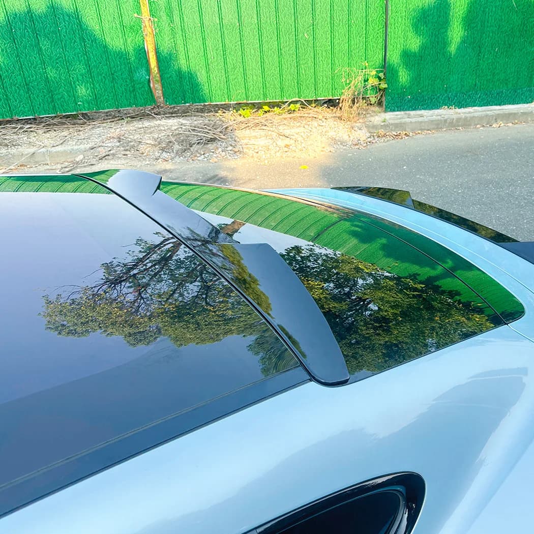 Car Rear Wing Trunk Lip Spoiler Splitter Diffuser FOR Porsche Taycan Mk1 2019-2024 Gloss Black Car Spoiler Cap Body Kits Tuning