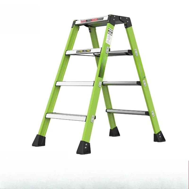 Ladder Household herringbone ladder Thickened and bold folding indoor small and lightweight FRP insulated ladder stool