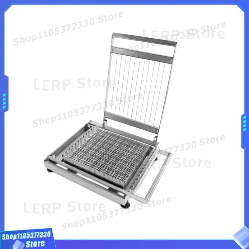 Square Cake Slicer Pie Cutter Double Sided Marking Tool for Cheesecake Divider Baking Kitchen Gadget Stainless Steel Blade